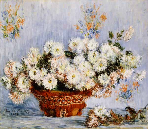 Chrysanthemums de Claude Monet