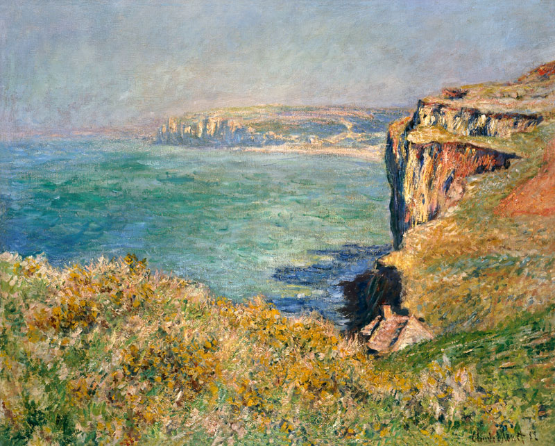 Cliff at Varengeville de Claude Monet