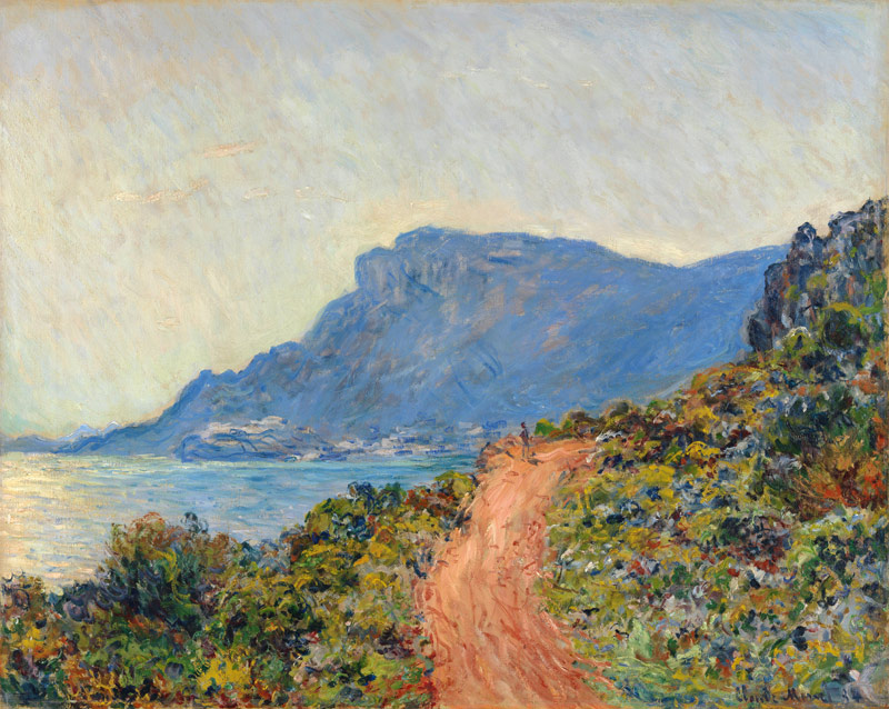 La Corniche near Monaco de Claude Monet