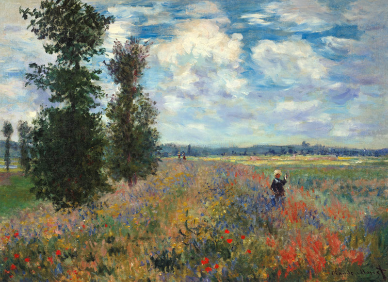 The Poppy field de Claude Monet