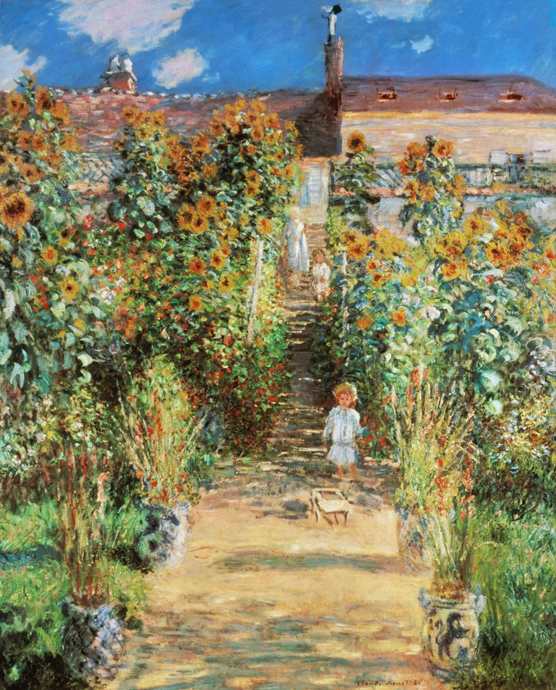 Der Garten des Künstlers in Vétheuil de Claude Monet