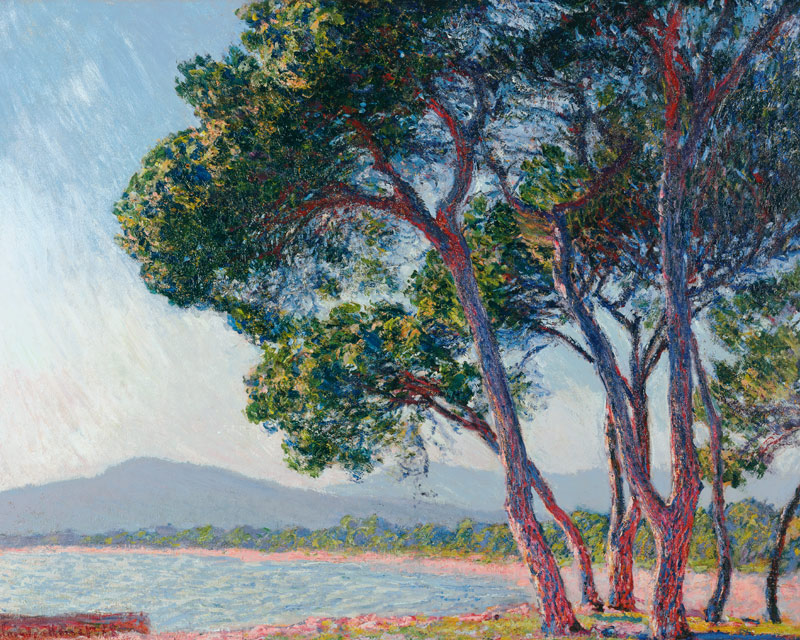 Der Strand bei Juan-les-pins de Claude Monet
