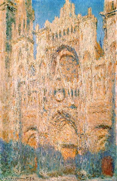 The cathedral of Rouen, at noon. de Claude Monet