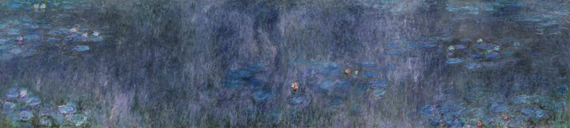 The Water Lilies - Tree Reflections de Claude Monet