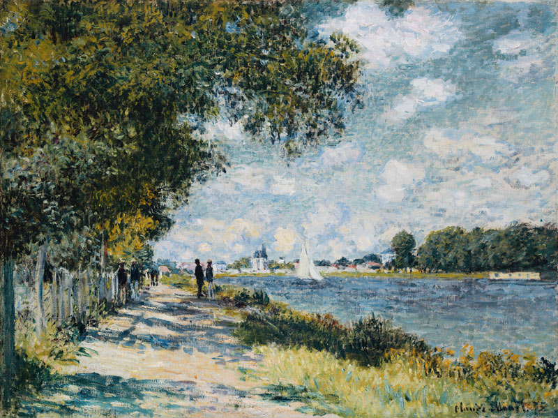 The Seine At Argenteuil de Claude Monet