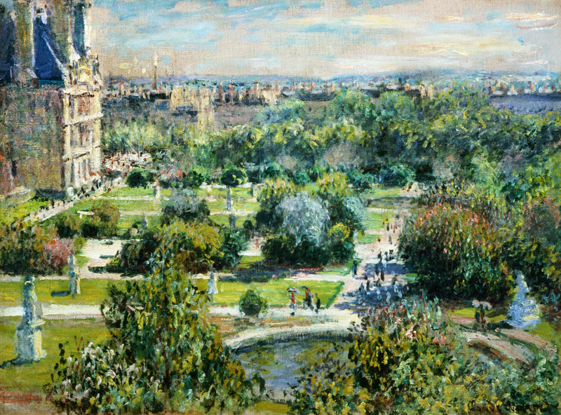 El jardín de Tuilerie-Versalles de Claude Monet