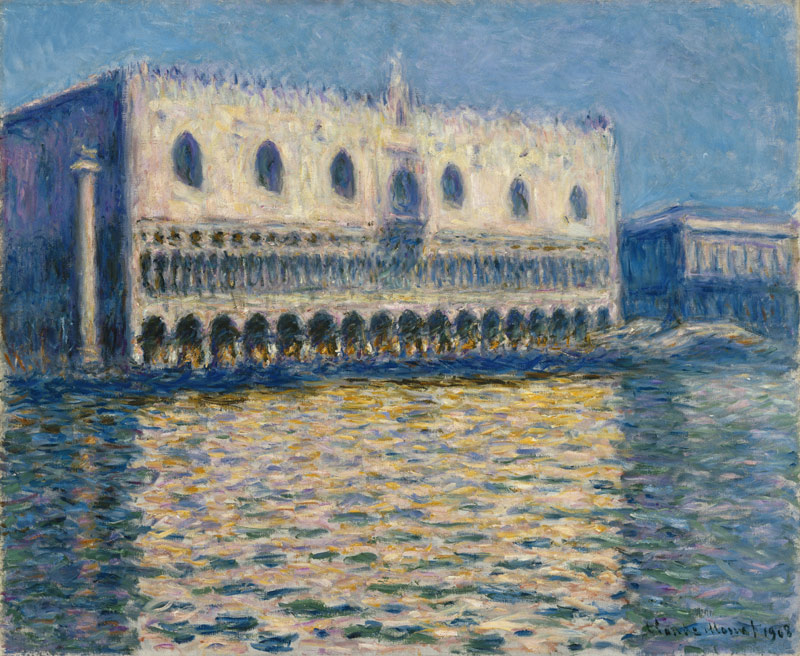 The Doges Palace (Le Palais ducal) de Claude Monet