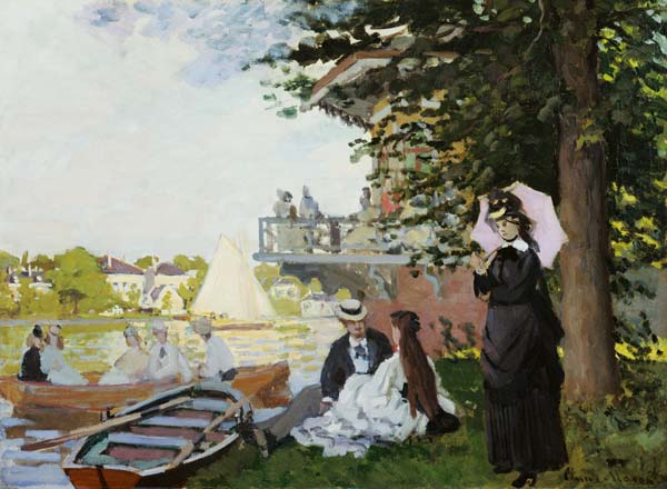 Garden House on the Zaan, Zaandam de Claude Monet