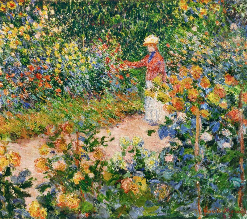 Jardín en Giverny de Claude Monet
