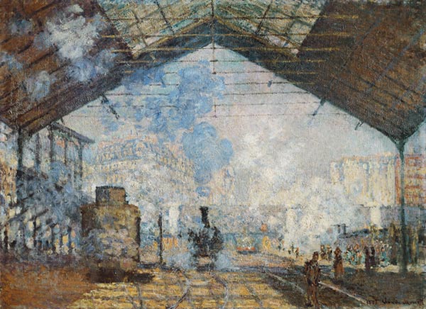 La Gare Saint-Lazare, 1877 de Claude Monet