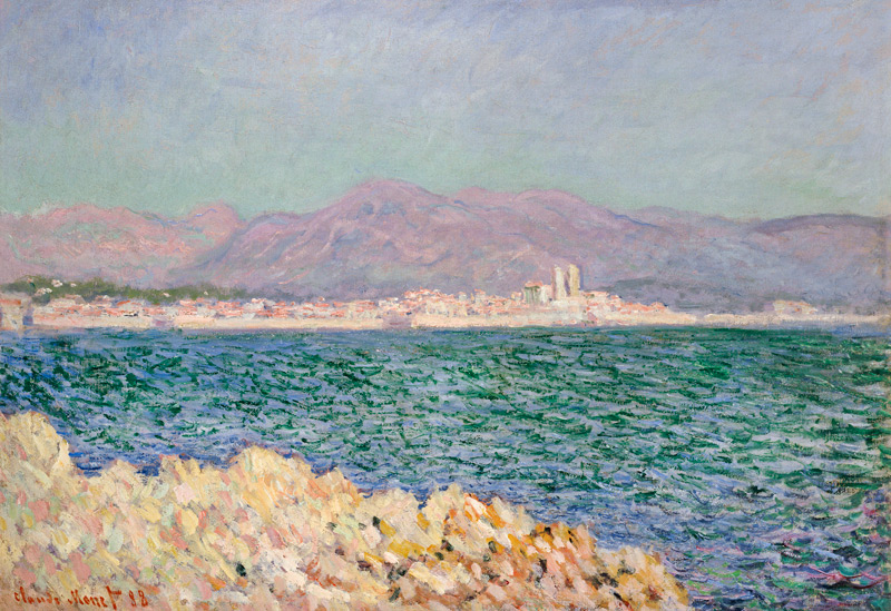 Golfe D''Antibes de Claude Monet