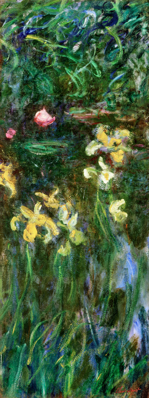 Lirios amarillos de Claude Monet