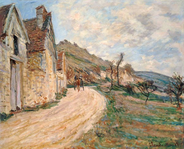 Landscape with traps at Giverny. de Claude Monet