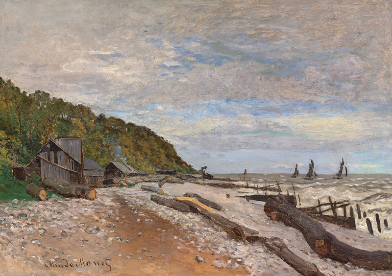 Le Chantier de petits navires, près de Honfleur de Claude Monet
