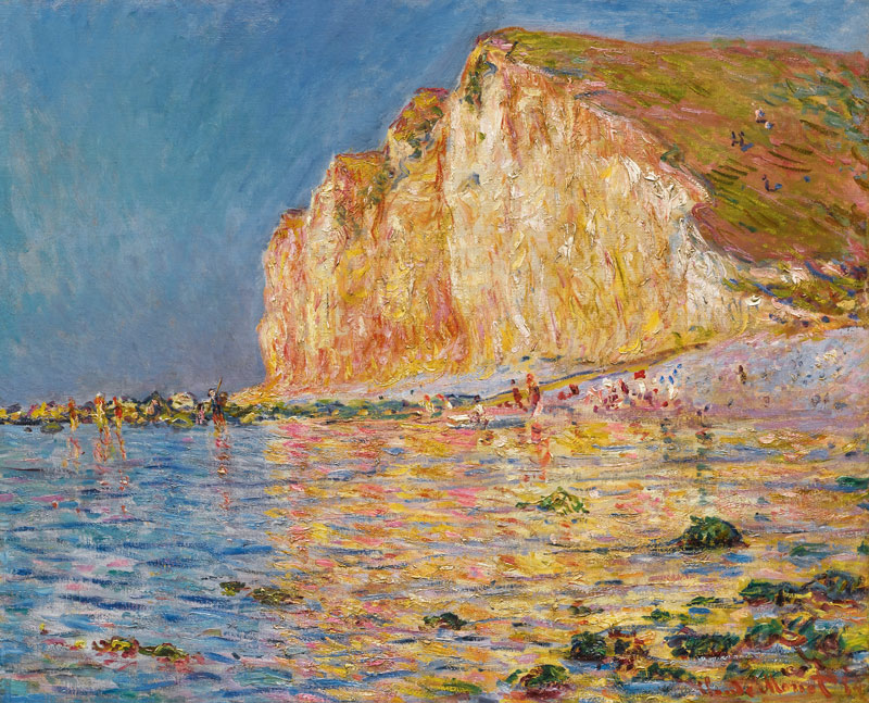 Les Petites-Dalles bei Ebbe de Claude Monet