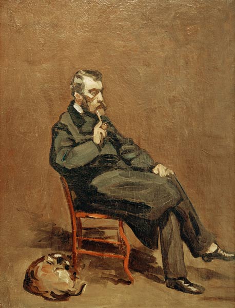 Man with Pipe de Claude Monet