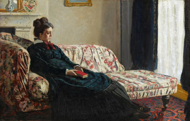 Meditation, or Madame Monet on the Sofa de Claude Monet