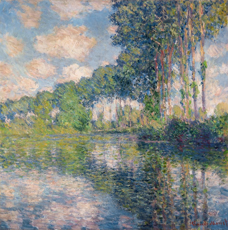 Poplars on the Epte de Claude Monet