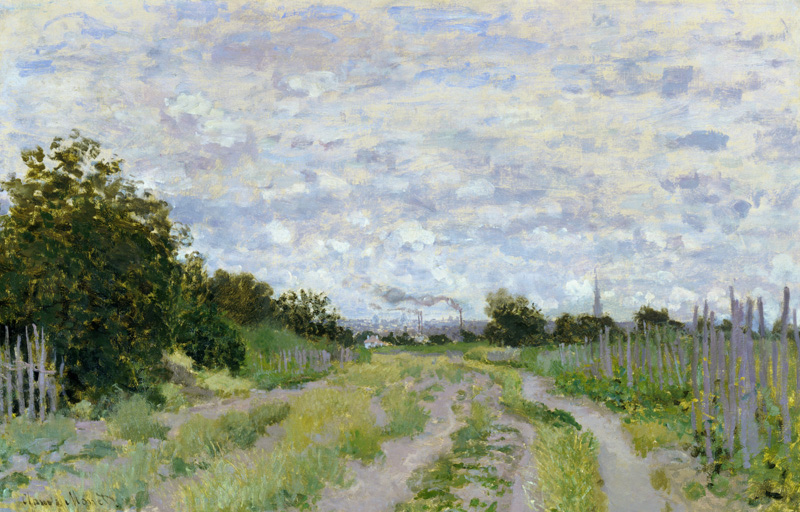 Path through the Vines, Argenteuil de Claude Monet