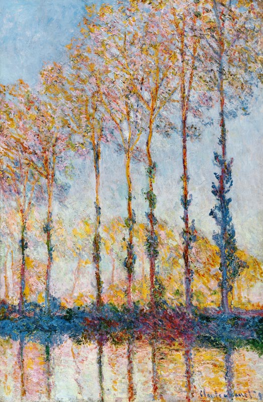 Poplars on the Banks of the Epte de Claude Monet
