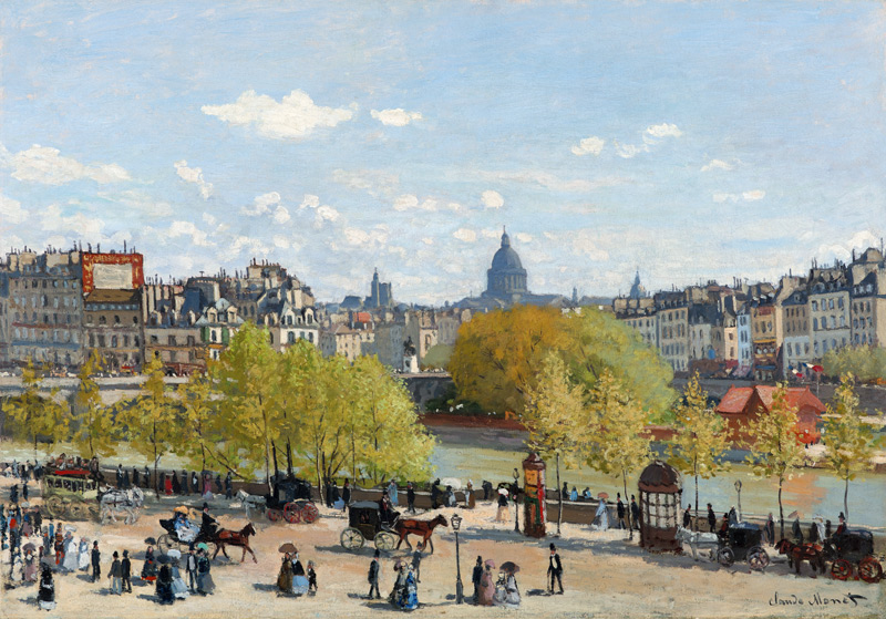Quai du Louvre, Paris de Claude Monet