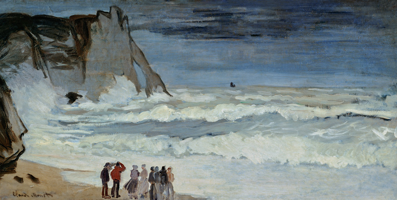 Rough Sea at Etretat de Claude Monet