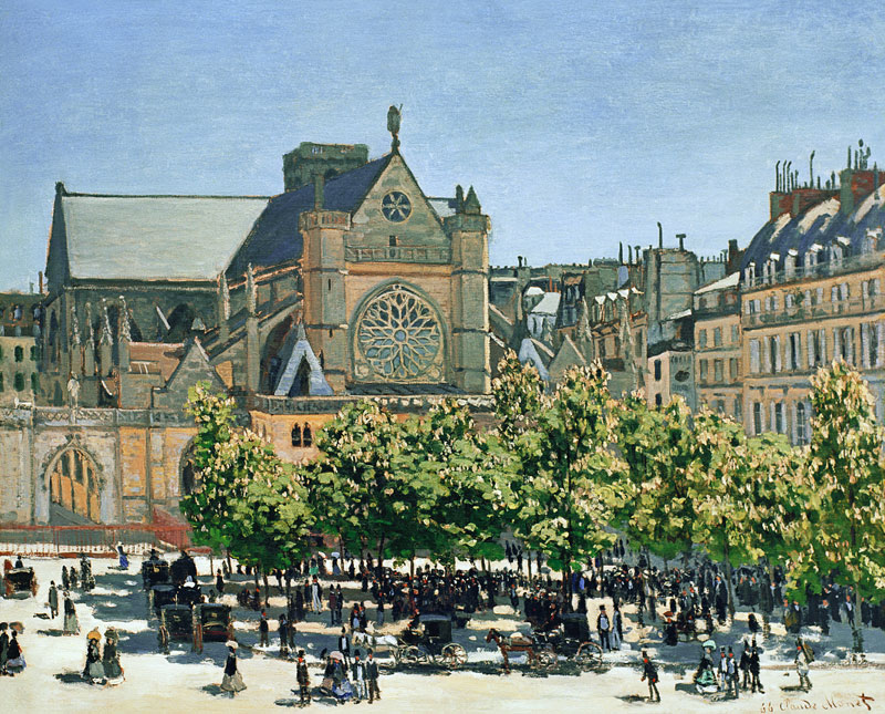 Saint-Germain l'Auxerrois de Claude Monet