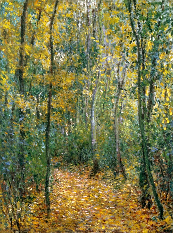 “Sous-bois” (Unterholz), Montgeron de Claude Monet