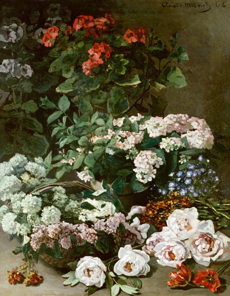 Spring Flowers de Claude Monet
