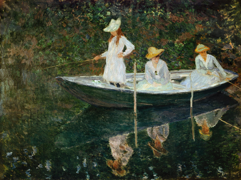 The Boat at Giverny de Claude Monet