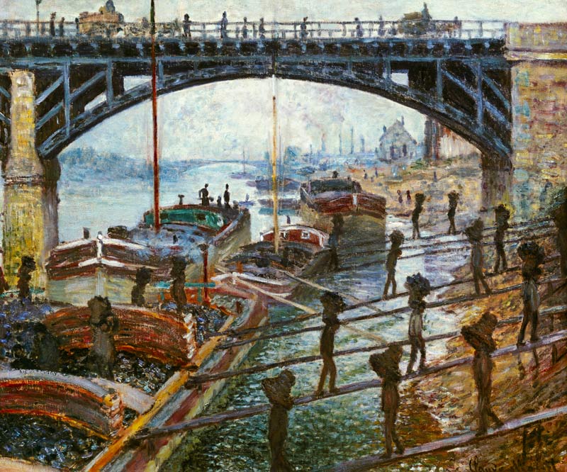 The Coal Workers de Claude Monet