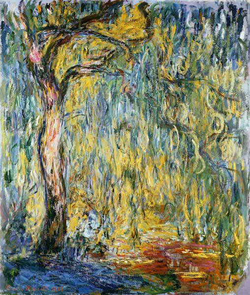 The Large Willow at Giverny de Claude Monet