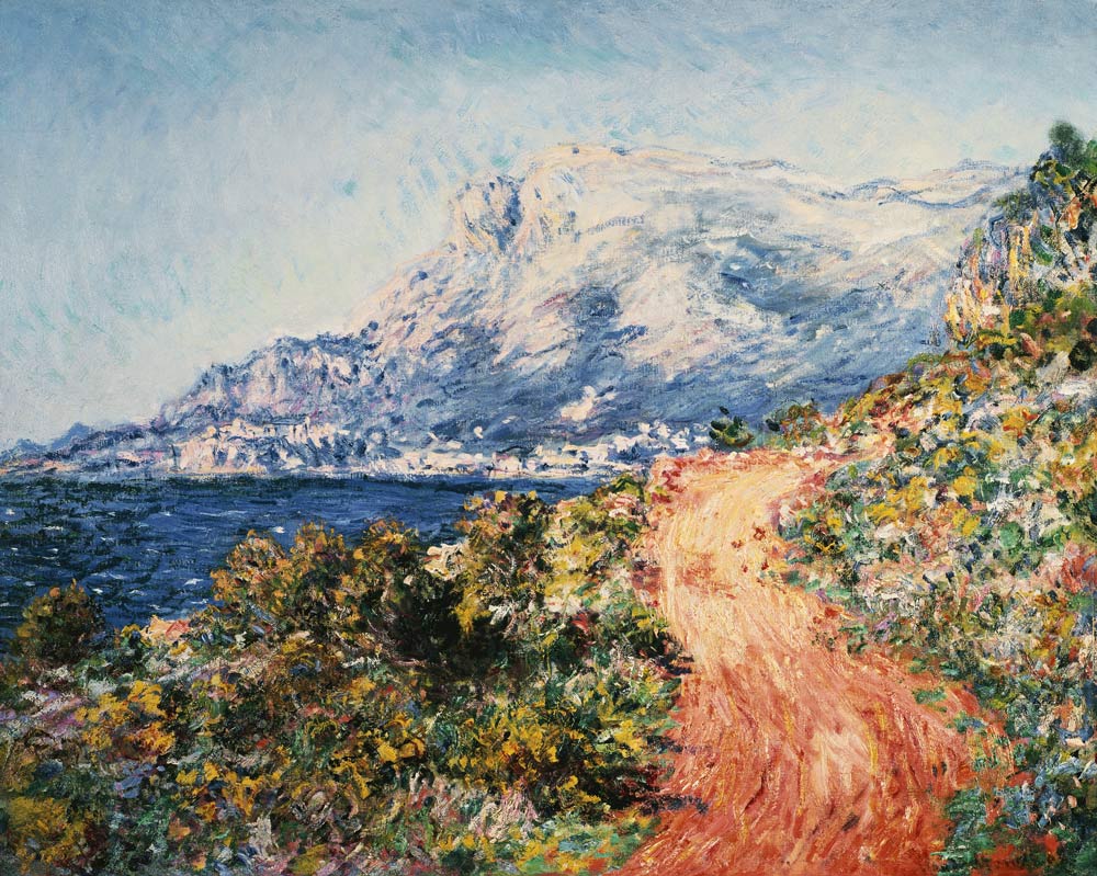 The Red Road de Claude Monet