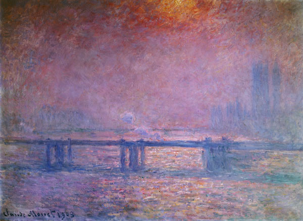 El Támesis en Charing Cross de Claude Monet