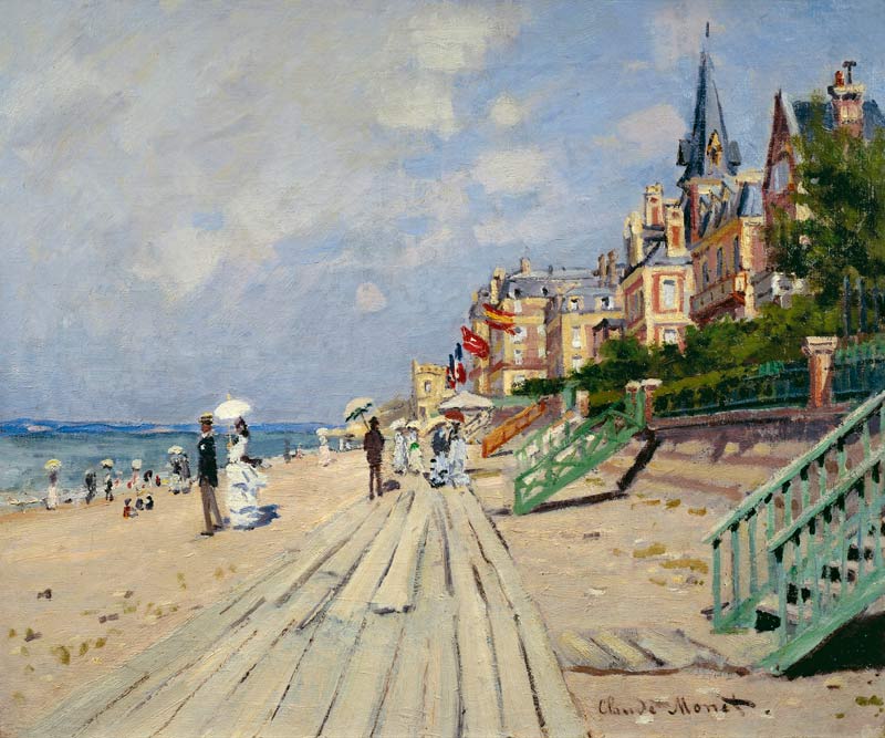 Trouville Beach de Claude Monet