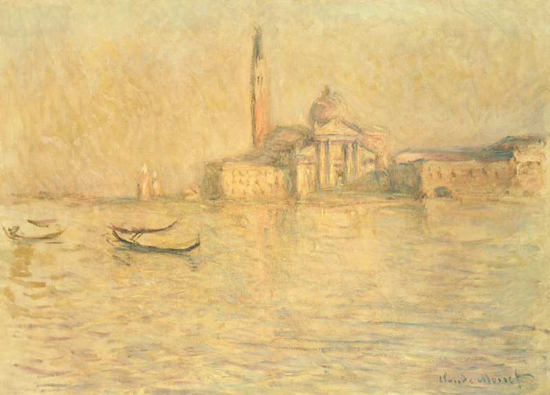 Venecia, San Giorgio Maggiore de Claude Monet