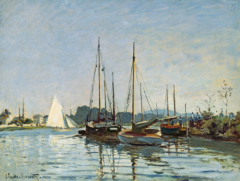 Pleasure Boats, Argenteuil de Claude Monet