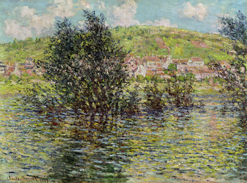Vetheuil, View from Lavacourt de Claude Monet