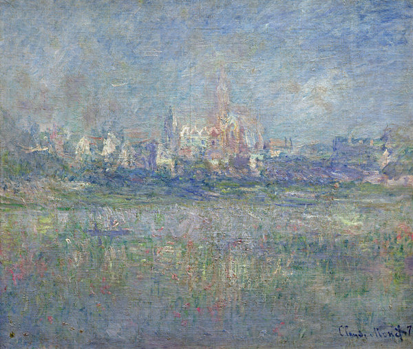 Vetheuil in the Fog de Claude Monet