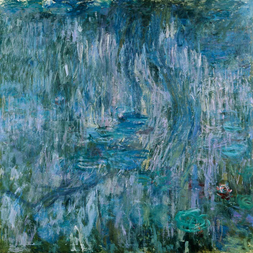 Waterlilies with Reflections of a Willow Tree de Claude Monet