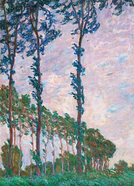 Wind Effect, Series of The Poplars de Claude Monet