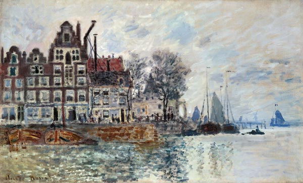 View of Amsterdam (Het Kamperhoofd) de Claude Monet