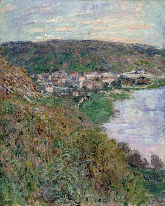 View of Vétheuil de Claude Monet