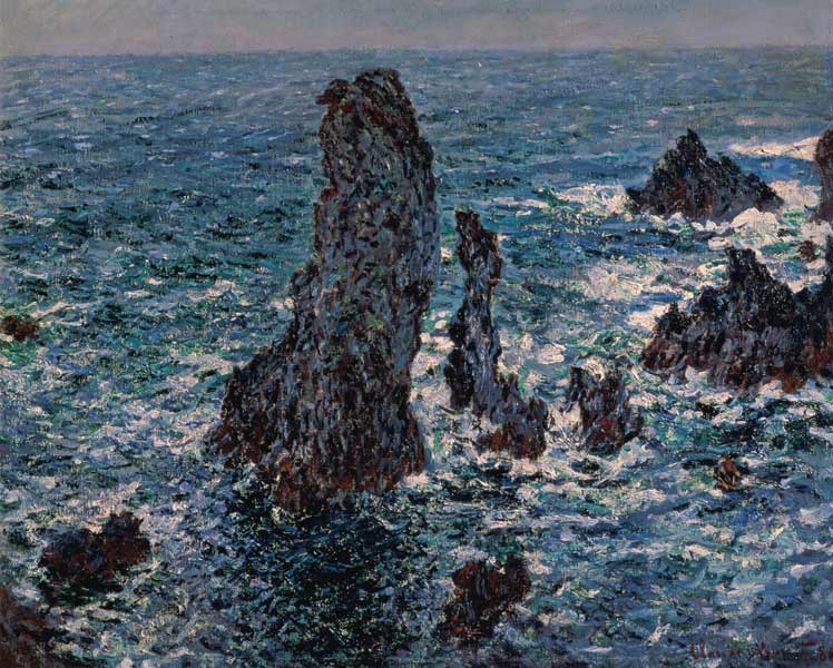 This one barks the Isle for rocks de Claude Monet