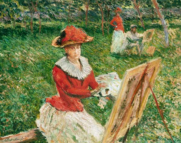 Blanche Hoschede (1864-1947) Painting de Claude Monet