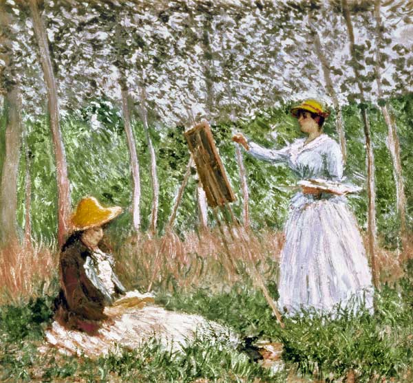 Blanche Monet Painting de Claude Monet