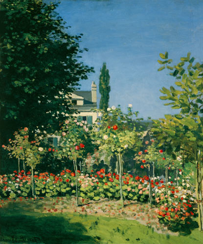 Flower garden de Claude Monet
