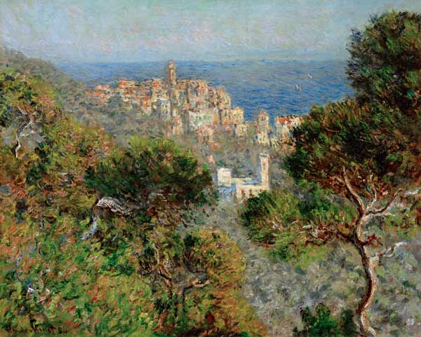 Vista de Bordighera de Claude Monet