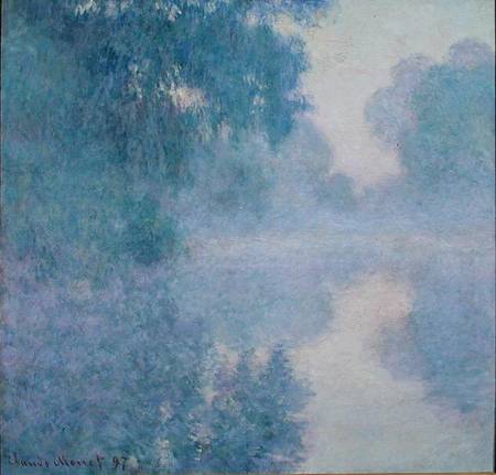 Branch of the Seine near Giverny de Claude Monet