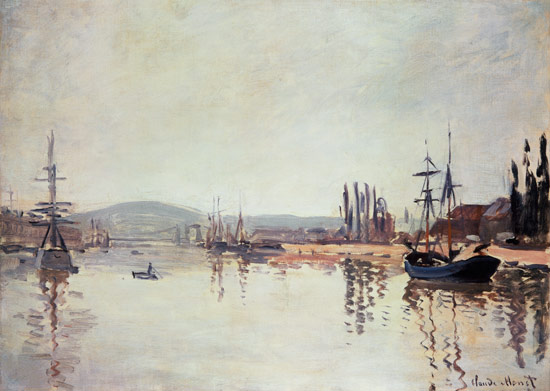 The Seine Below Rouen de Claude Monet